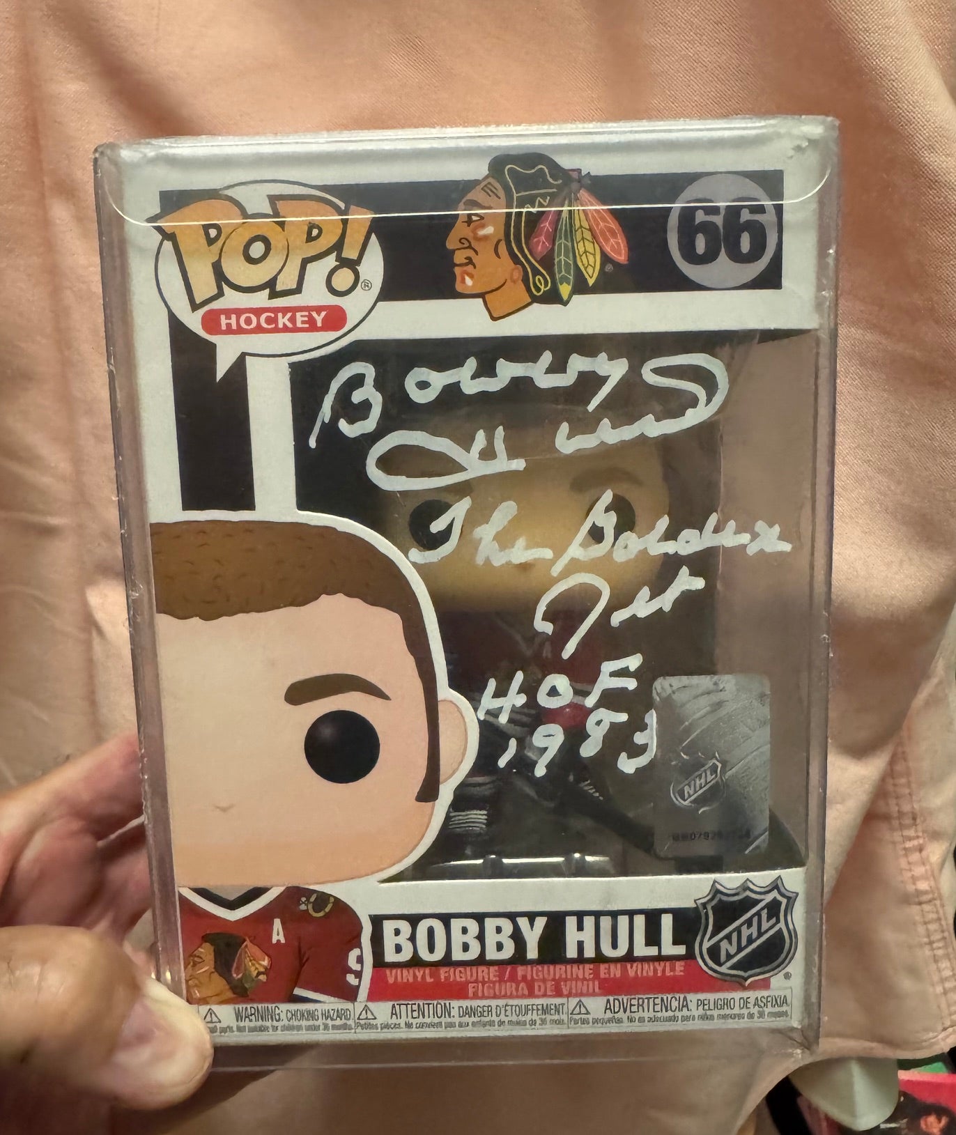 Autographed FUNKO POP - Brett Hull w/ Inscription (NHL HoF'r)