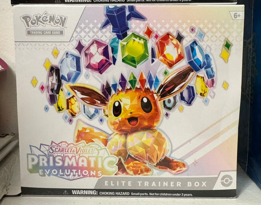 Pokemon Prismatic Evolutions Elite Trainer Box