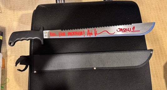 Autographed Machete by Ari Lehman (Original Jason) of Friday the 13th Movie