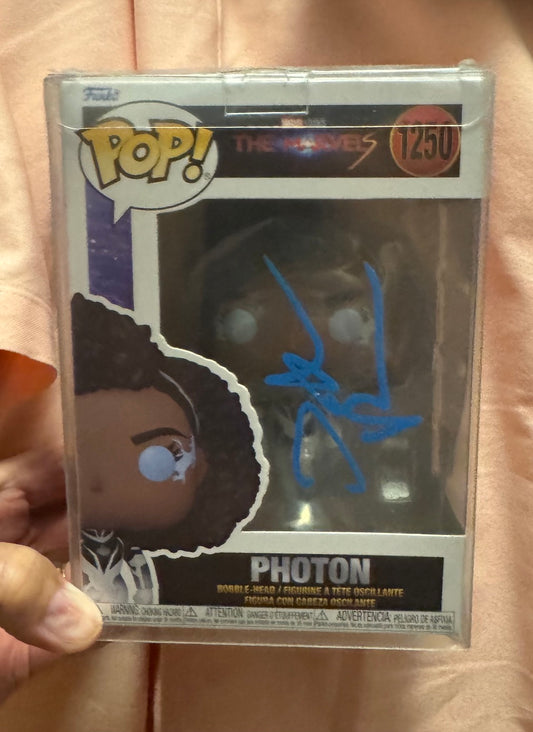 Autographed FUNKO POP - Photon - Marvels #1250 Signed by Teyonah Parris