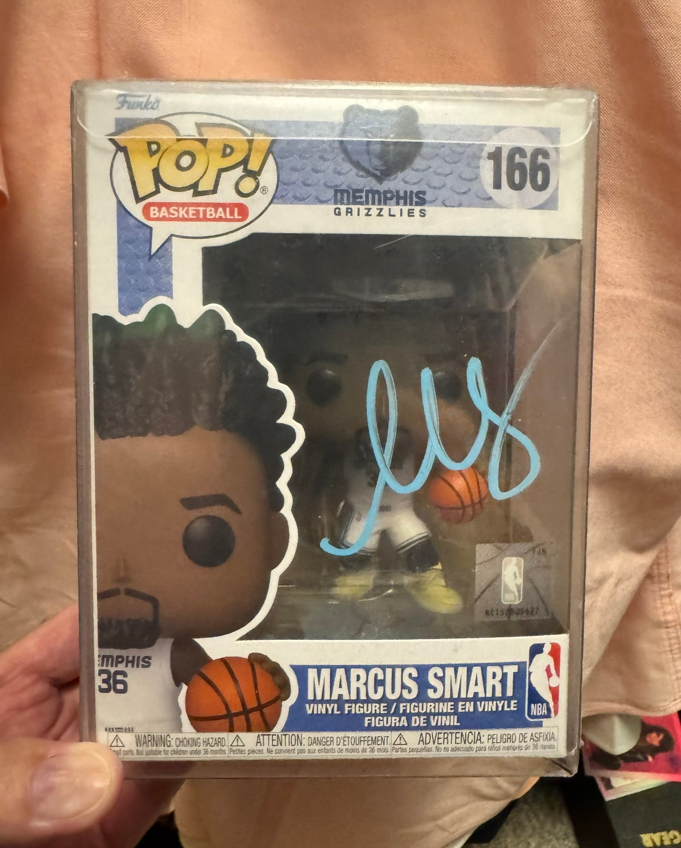 Autographed FUNKO POP - Marcus Smart #166 (Memphis Grizzlies)