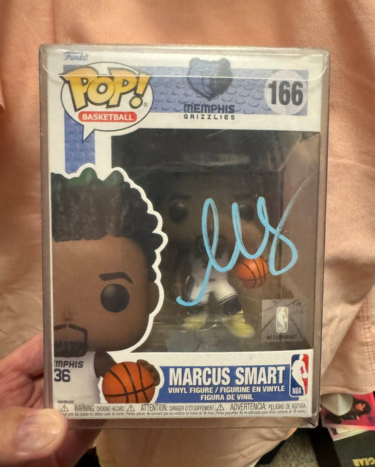 Autographed FUNKO POP - Marcus Smart #166 (Memphis Grizzlies)