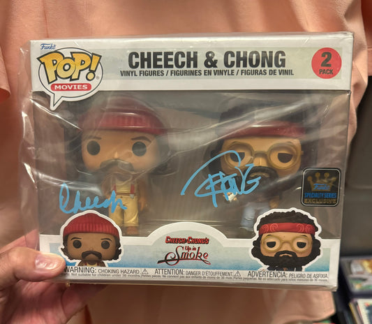 Autographed FUNKO POP - Cheech & Chong 2-Pack